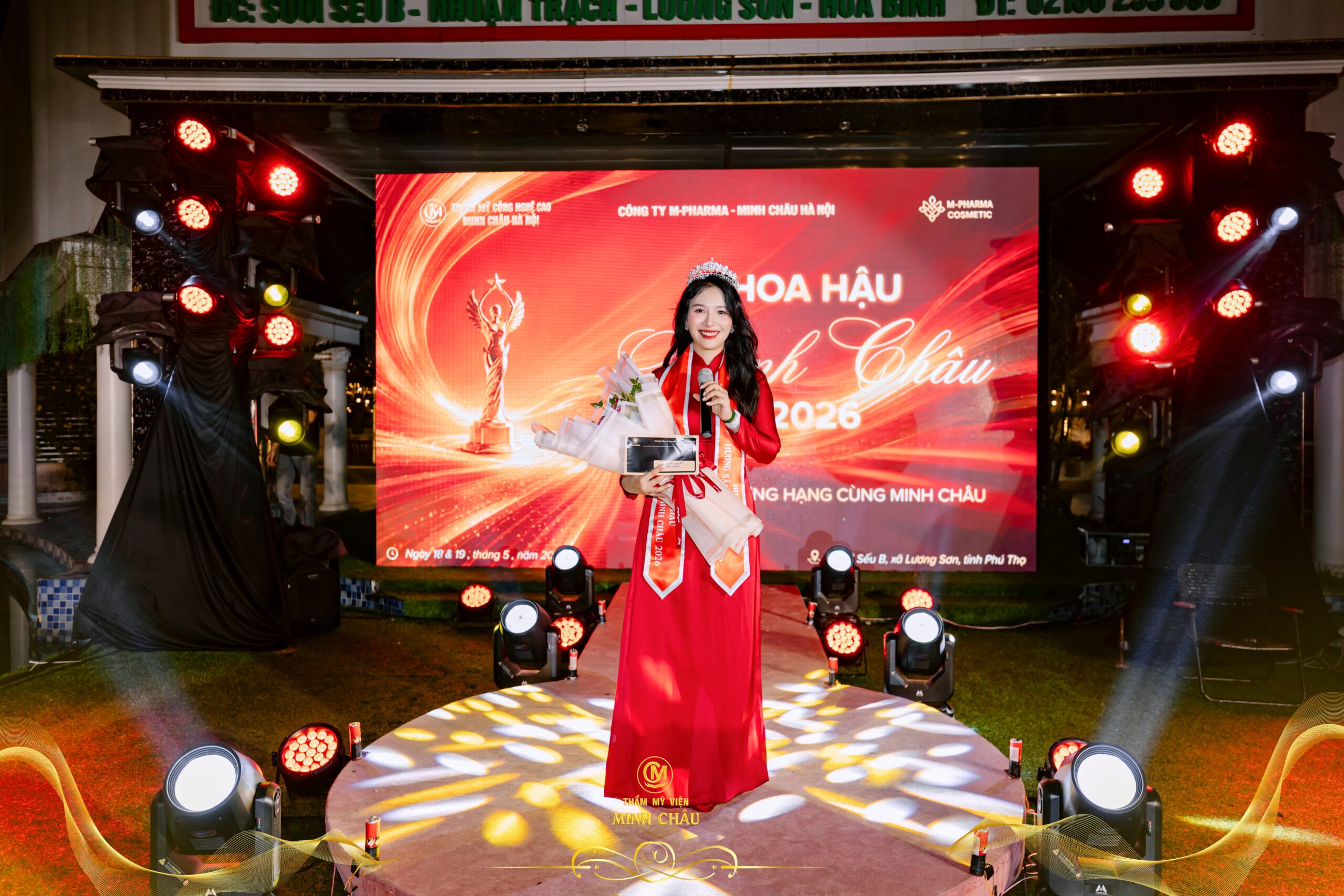 Hoa hậu Bùi Minh Thương - Giám đốc chi nhánh Tuyên Quang